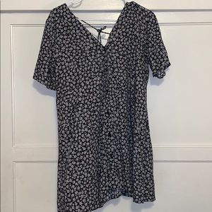 adorable button down floral dress
